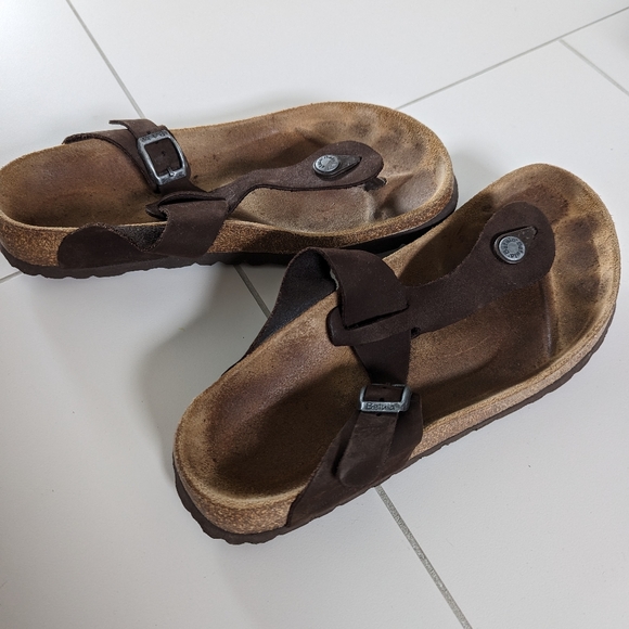 GUC Betula by Birkenstocks Brown Cork Sandals in Size 8 - Picture 9 of 9